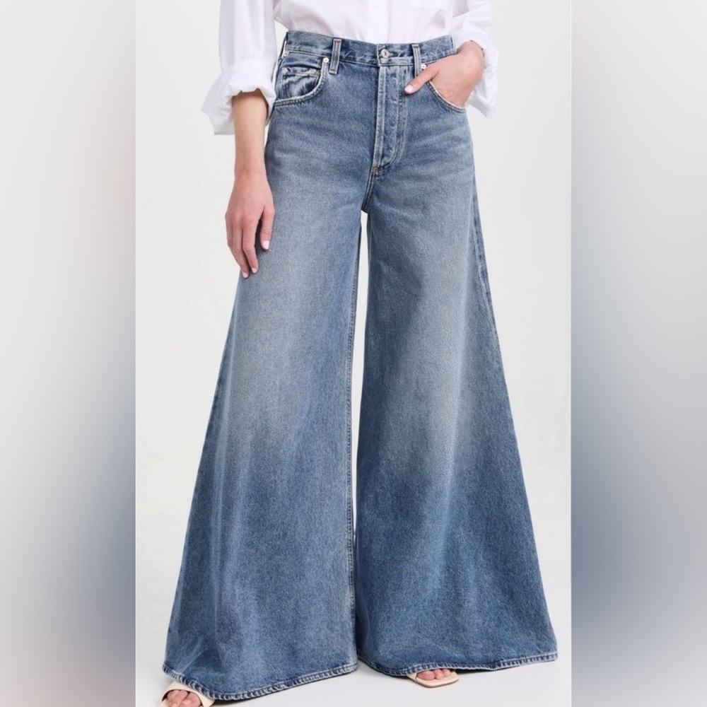 Citizens of Humanity 100% COTTON Amari Ultra Wide Leg Jeans